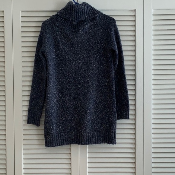 Blue Pullover Sweater -Cowl - S/P - Orb Life - Picture 6 of 10